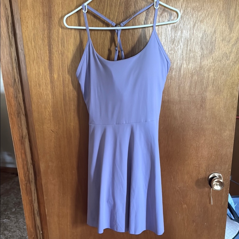 HALARA Lavender Spaghetti Strap Dress